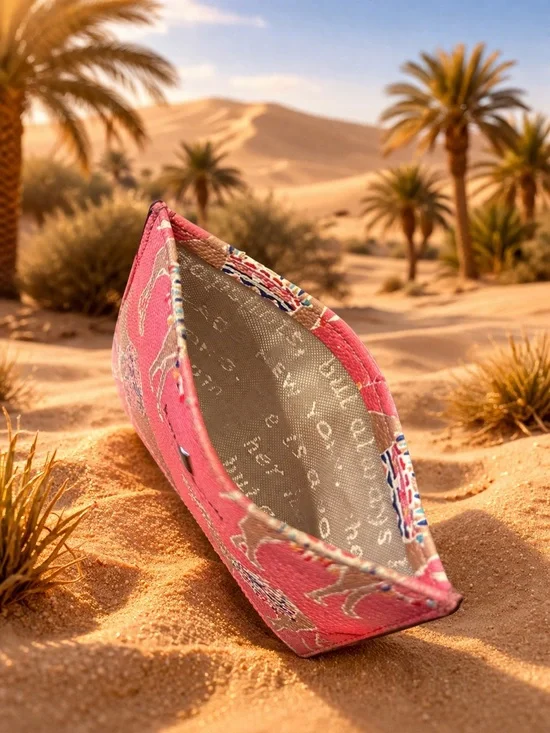 Kate Spade Storybook Pink Camel March Card Holder NWT - Picture 5 of 5